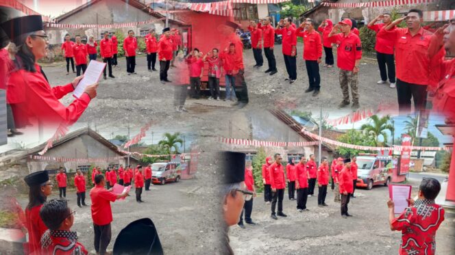 
Peringati HUT Kemerdekaan RI Ke 79, DPC PDI Perjuangan Kab Sukabumi Melaksanakan Upacara Bersama