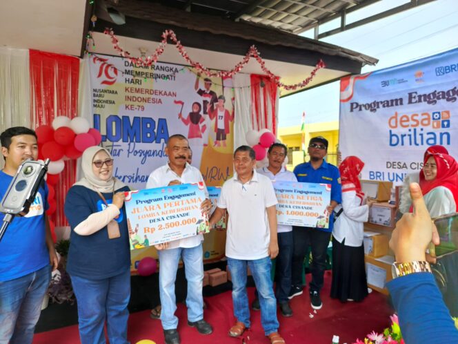 
Meriahkan HUT RI Ke 79, Bank BRI Berikan Program Brilian ke Desa Cisande Kecamatan Cicantayan