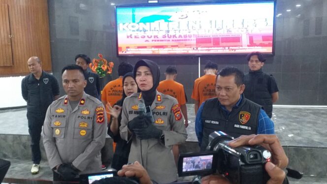 
Polres Sukabumi Kota Ringkus Spesialis Curanmor, 12 TKP di Tiga Wilayah