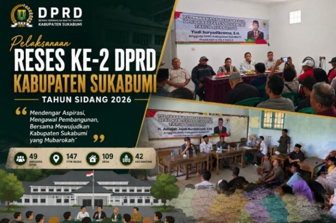 
Reses Ke-2 Tahun 2026: DPRD Kabupaten Sukabumi Jelajahi 147 Titik untuk Tampung Suara Masyarakat
