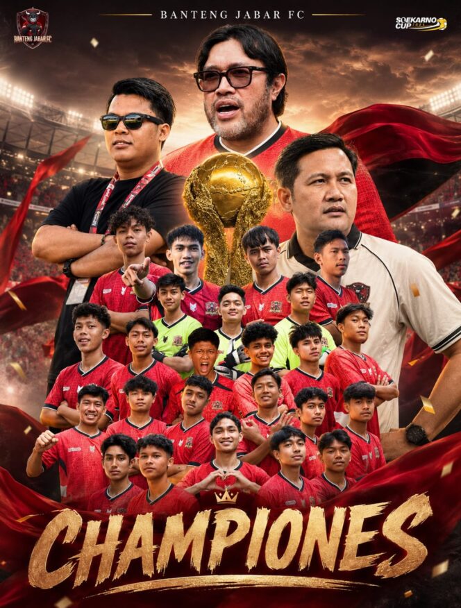 
DPC PDI Perjuangan Kabupaten Sukabumi Mengucapakan Selamat   Banteng Jawa Barat  Juara  Soekarno Cup 2026