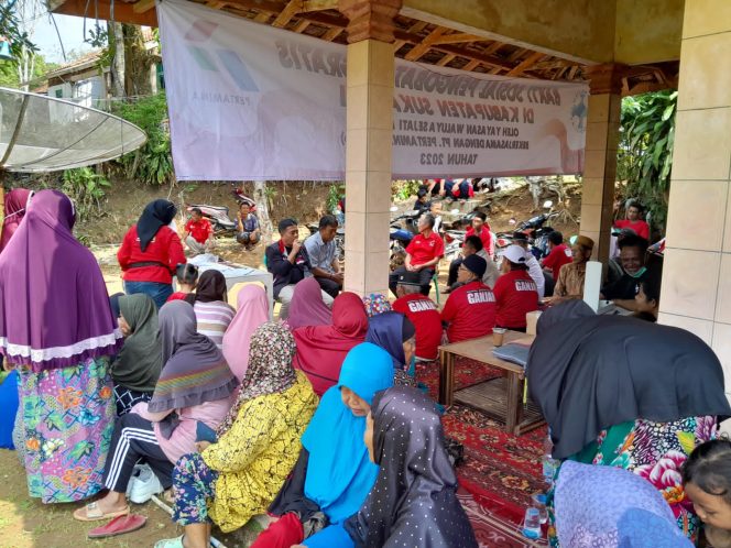 
Di Baksos Curug Kembar, Paoji Sampaikan Pesan Salam dr Ribka Tjiptaning kepada Masyarakat