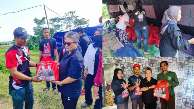 
Ribka Tjiptaning Kunjungi dan Beri Bantuan bagi Korban terdampak Gempa bumi di Kabandungan Sukabumi