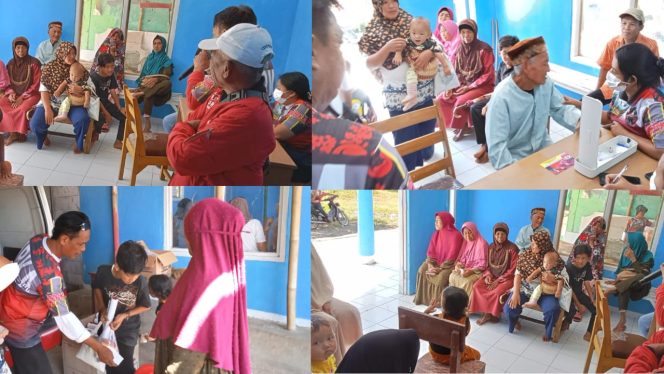 
Di Desa Mekar Jaya Kabandungan, Tim Baksos Ribka Tjiptaning di Dampingi Baraya Tata Subrata