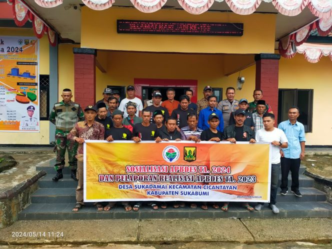 
Pemdes Sukadamai Sosialisasikan APBDesa 2024 dan Sosialisasi LPJ APBDesa 2023