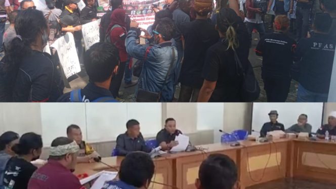 
Ratusan Jurnalis Sukabumi Gruduk Gedung Wakil Rakyat, Menolak RUU Penyiaran Yang Beberapa Pasal di Anggap Kontroversial
