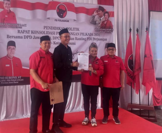 
Resmi Ayep Zaki Mendapatkan Mandat Tugas, Dari PDI Perjuangan Untuk Pilkada Kota Sukabumi