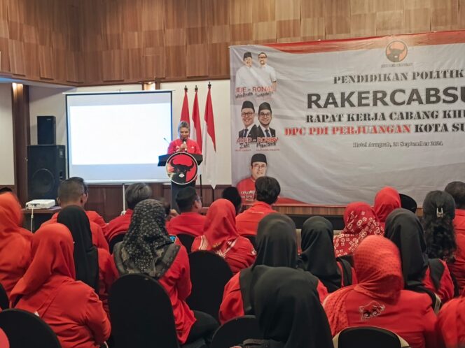 
Ribka Tjiptaning Pimpin Rakercabsus PDI Perjuangan Kota Sukabumi, Solidkan Mesin Partai Menuju Pilkada 2024