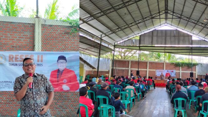 
Paoji Ketua DPC PDI Perjuangan Kabupaten Sukabumi Hadiri Reses Muhammad Jaenudin DPRD Provinsi Jawa Barat