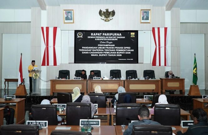 
Raperda Dana Cadangan Pilkada 2029 Kabupaten Sukabumi: Fraksi-Fraksi DPRD Sampaikan Pandangan