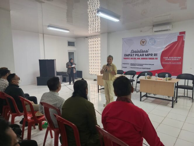 
Kolaborasi Bersama Bambang Pacul dan Yayasan Waluya Sejati Abadi, dr Ribka Tjiptaning Sosialisasikan Empat Pilar MPR RI ke BBRP Kab Sukabumi