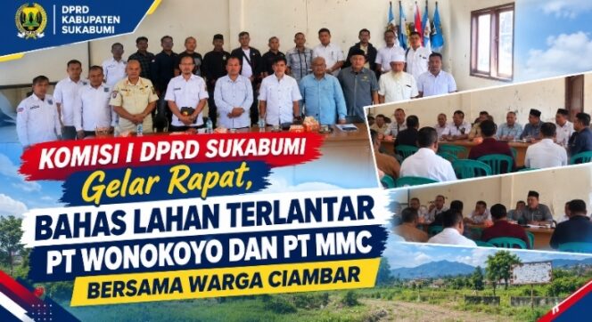 
Komisi I DPRD Sukabumi Gelar Rapat, Bahas Lahan Terlantar PT Wonokoyo dan PT MMC Bersama Warga Ciambar